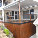 Recently Built Home Balcony