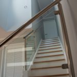 Bongaree Home Build Staircase with Glass Balustrade