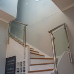 Bongaree Home Build Staircase with Glass Balustrade