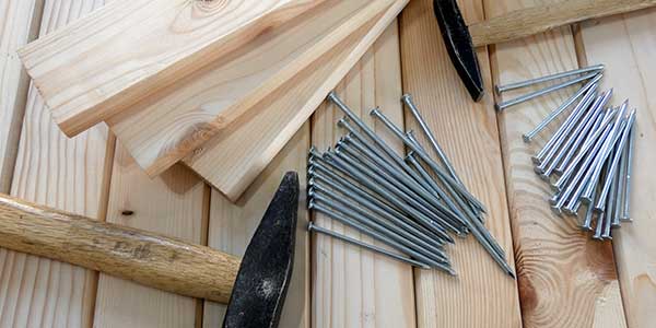 New Home Builders Page Hammer and Nails