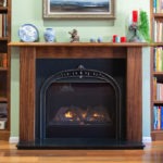 Burpengary Private Library Stylish Fireplace